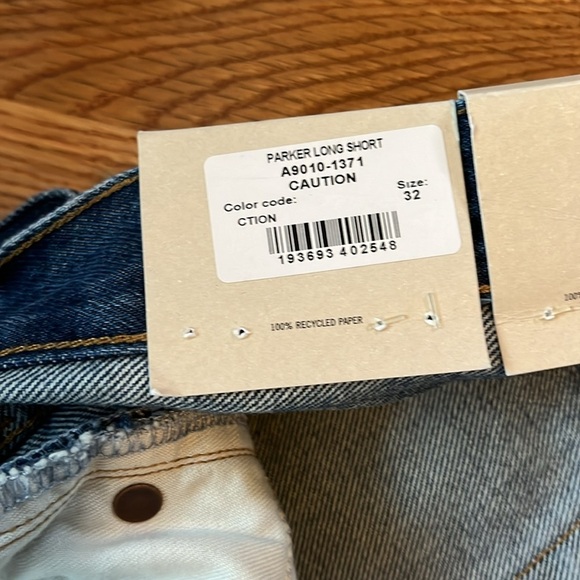 AGolde Parker Long Shorts Size 32 NWT - Picture 11 of 14